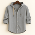 Milton - Relaxed Hooded Button-Up Shirt | By Julian & Claire Toronto