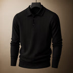 Mark - Textured Polo Sweater | By Julian & Claire Toronto