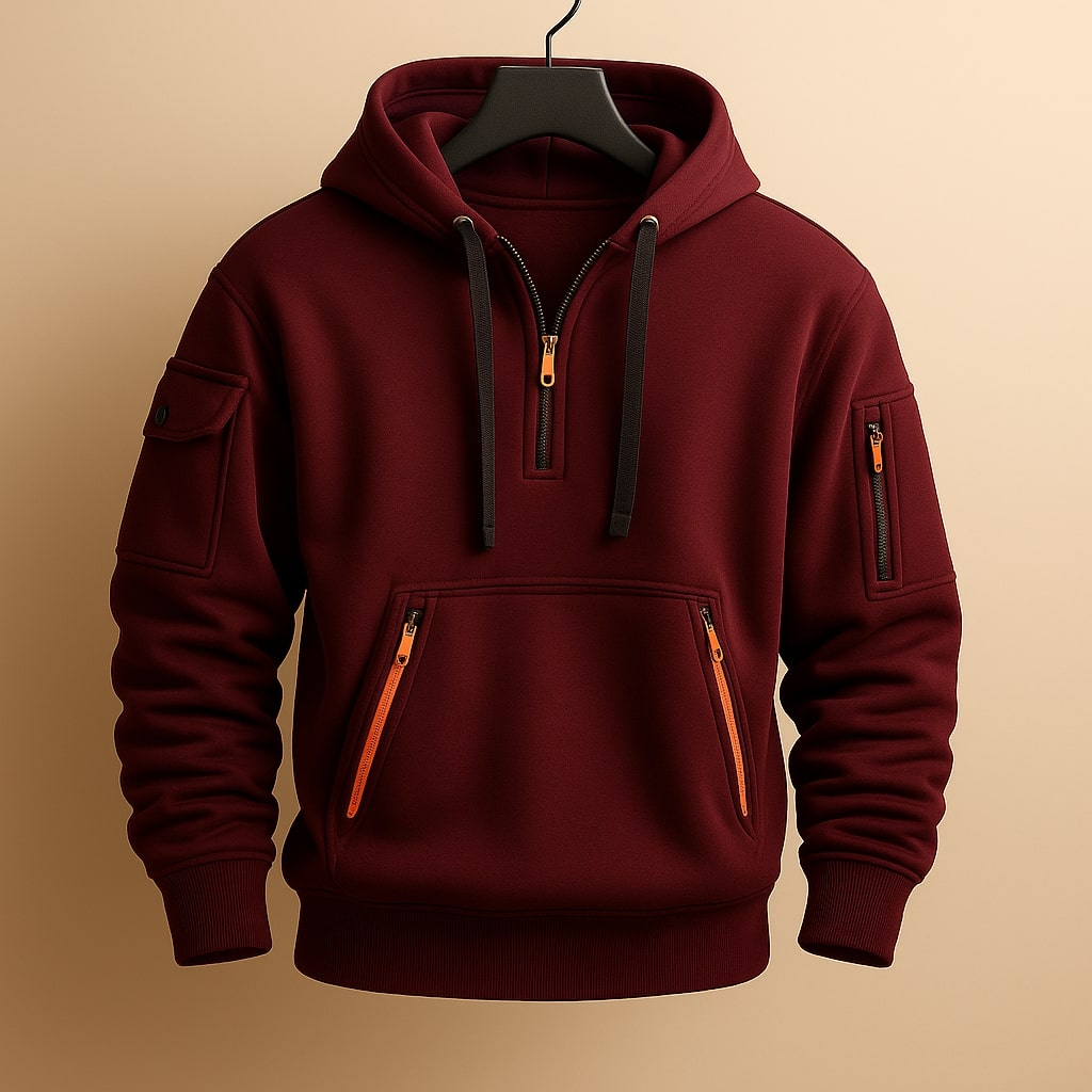 Phillip - Classic Quarter-Zip Hoodie | By Julian & Claire Toronto