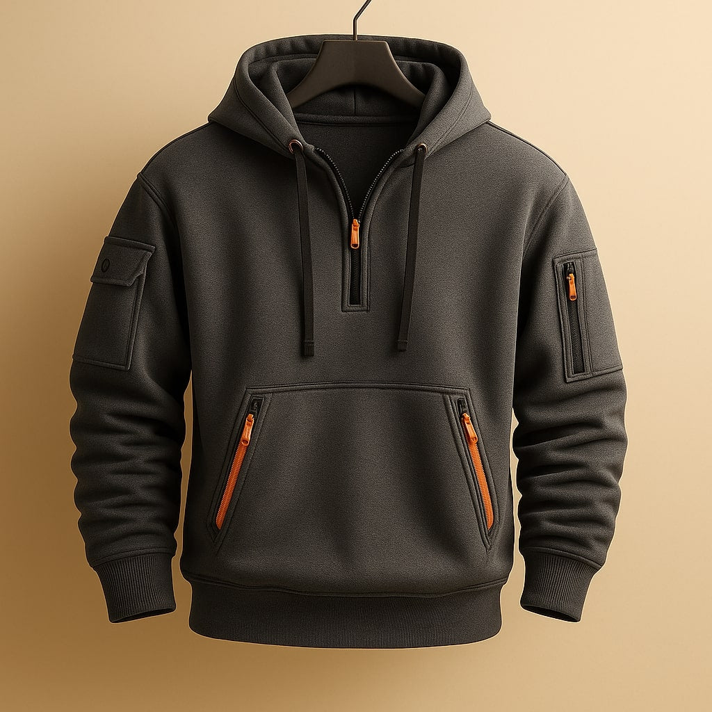 Phillip - Classic Quarter-Zip Hoodie | By Julian & Claire Toronto