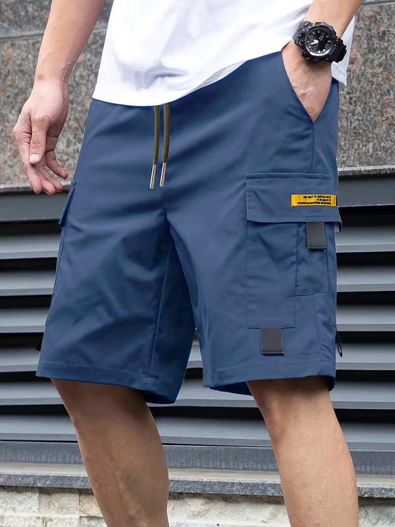 Norman - Casual Multi-Pocket Cargo Shorts - By Julian & Claire Toronto