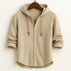 Milton - Relaxed Hooded Button-Up Shirt | By Julian & Claire Toronto