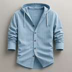 Harlan - Relaxed Fit Hoodie Shirt | By Julian & Claire Toronto
