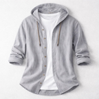 Brennan - Button-Up Hoodie Shirt | By Julian & Claire Toronto