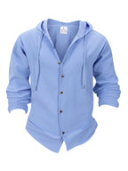 Denzel - Casual Outdoor Hooded Button Shirt | By Julian & Claire Toronto