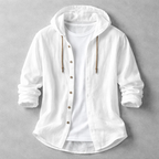 Brennan - Button-Up Hoodie Shirt | By Julian & Claire Toronto