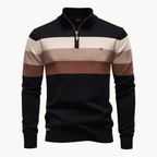 Callen - Stretch Knit Quarter-Zip Sweater | By Julian & Claire Toronto