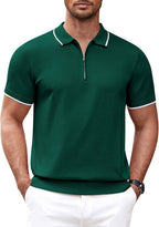 Miller - Modern Knit Zipper Polo | By Julian & Claire Toronto