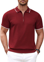 Miller - Modern Knit Zipper Polo | By Julian & Claire Toronto