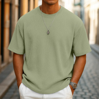 Willie - Waffle Knit Summer T-Shirt | By Julian & Claire Toronto