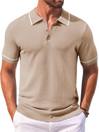 Math - Leisure Knit Golf Polo | By Julian & Claire Toronto