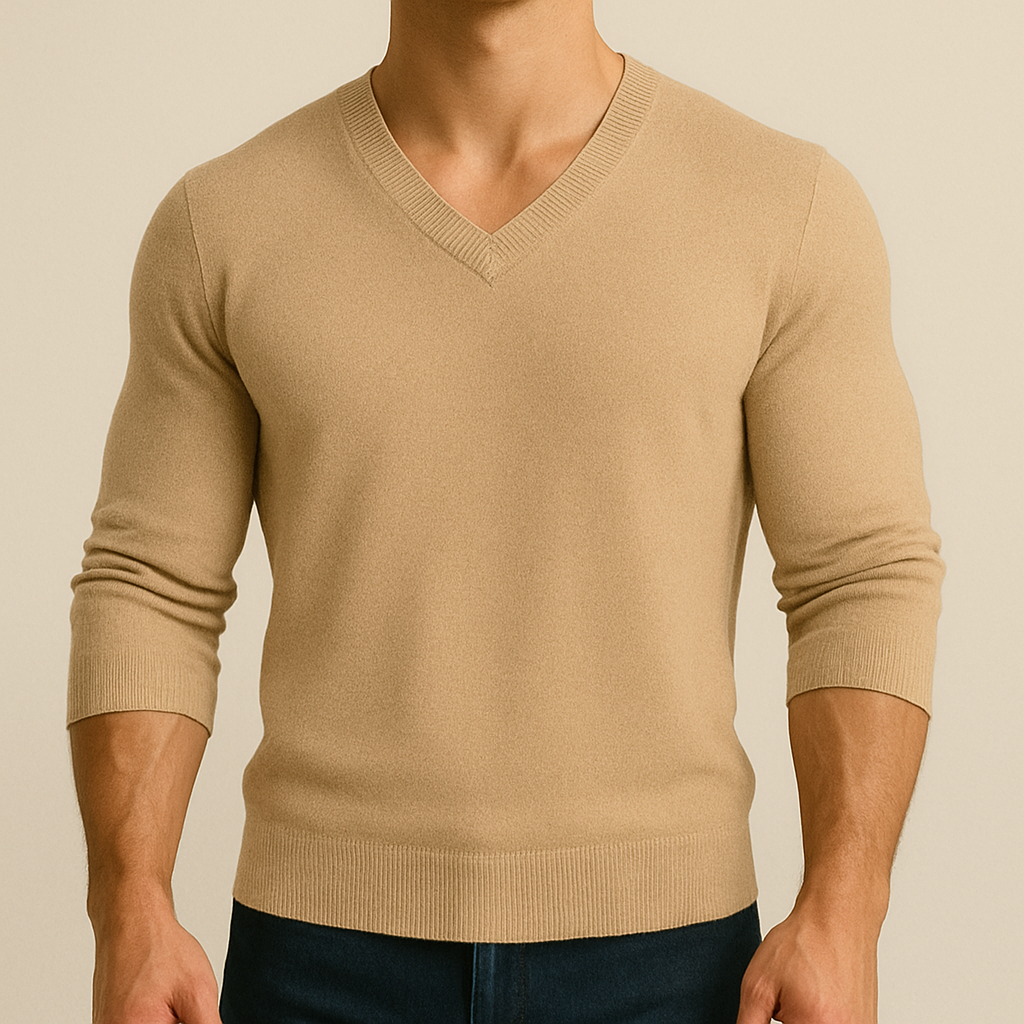 James - Soft V-Neck Sweater for Men