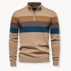 Callen - Stretch Knit Quarter-Zip Sweater | By Julian & Claire Toronto