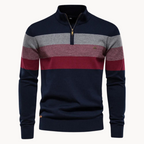 Callen - Stretch Knit Quarter-Zip Sweater | By Julian & Claire Toronto