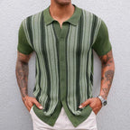 Mitchell - Soft Knit Polo Shirt | By Julian & Claire Toronto