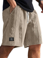 Brock - Diamond Knit Lounge Shorts | By Julian & Claire Toronto