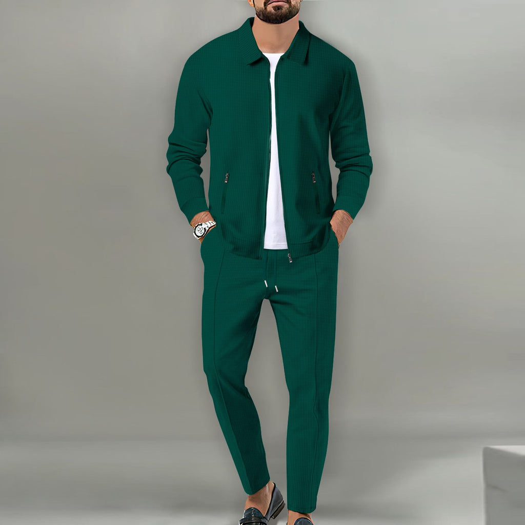 Dorian - Modern Textured Jacket & Trouser Set | By Julian & Claire Toronto