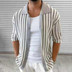 Kaden - Timeless Striped Polo Tee | By Julian & Claire Toronto