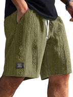Brock - Diamond Knit Lounge Shorts | By Julian & Claire Toronto