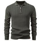 Colby - Timeless Half-Zip Knit Sweater | By Julian & Claire Toronto