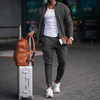Danick – Casual Zip-Up Travel Tracksuit Set | By Julian & Claire Toronto