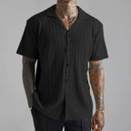 Gallagher - Jacquard Knit Polo Shirt | By Julian & Claire Toronto