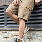 Norman - Casual Multi-Pocket Cargo Shorts - By Julian & Claire Toronto