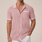 Ollie -  Short Sleeve Camp Collar Shirt | By Julian & Claire Toronto