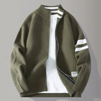 Christopher - Classic Ribbed Zip Sweater | By Julian & Claire Toronto