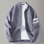 Christopher - Classic Ribbed Zip Sweater | By Julian & Claire Toronto
