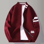 Christopher - Classic Ribbed Zip Sweater | By Julian & Claire Toronto