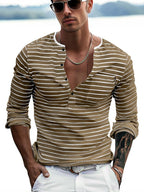Mike - Comfy Stripe Shirt | By Julian & Claire Toronto