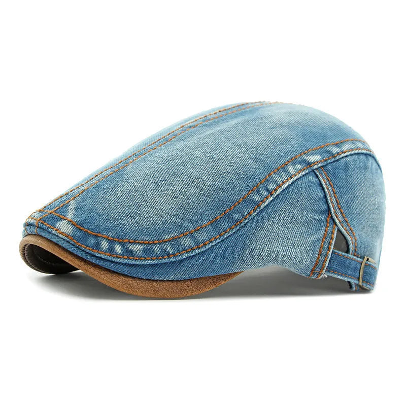 Mikkel - Classic Washed Denim Cap | By Julian & Claire Toronto