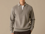 Julian - Knitted Zip-Up Sweater | By Julian & Claire Toronto