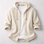 Brennan - Button-Up Hoodie Shirt | By Julian & Claire Toronto