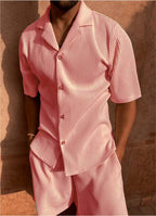 Richard - Breathable Summer Shirt & Shorts Set | By Julian & Claire Toronto