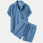 Milo - Casual Shirt Shorts Set | By Julian & Claire Toronto