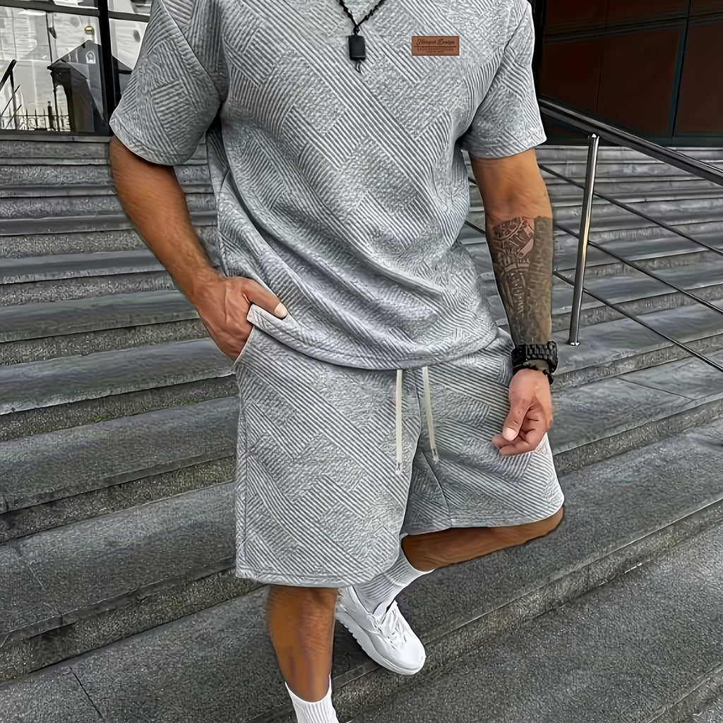 Arjun  - Round Neck Short Sleeve Set | Julian & Claire Toronto