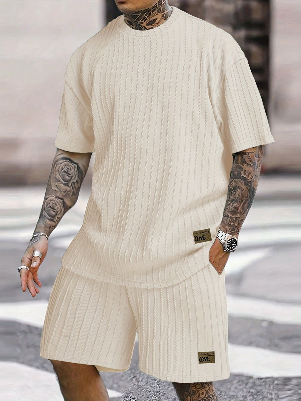 Rohan - Stylish Casual Round Neck Set | Julian & Claire Toronto