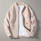 Joseph - Modern Ribbed Zip Cardigan | By Julian & Claire Toronto