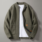 Joseph - Modern Ribbed Zip Cardigan | By Julian & Claire Toronto