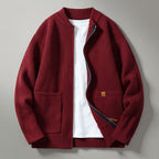 Joseph - Modern Ribbed Zip Cardigan | By Julian & Claire Toronto