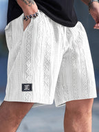 Brock - Diamond Knit Lounge Shorts | By Julian & Claire Toronto