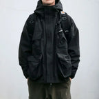 Ward -  Multi-Pocket Hooded Windbreaker Jacket | By Julian & Claire Toronto