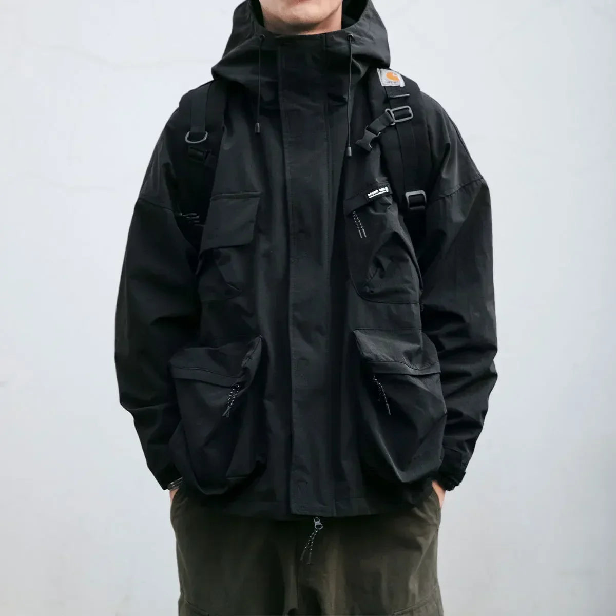 Ward -  Multi-Pocket Hooded Windbreaker Jacket | By Julian & Claire Toronto