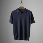 Russel - Lightweight Textured Polo Shirt | By Julian & Claire Toronto