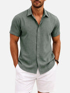 Walt -  Button-Down Short Sleeve Shirt | By Julian & Claire Toronto