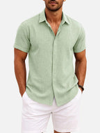 Walt -  Button-Down Short Sleeve Shirt | By Julian & Claire Toronto
