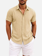 Walt -  Button-Down Short Sleeve Shirt | By Julian & Claire Toronto