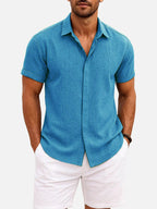 Walt -  Button-Down Short Sleeve Shirt | By Julian & Claire Toronto